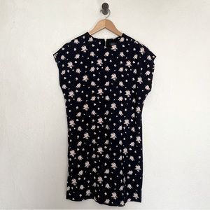 & Other Stories Paris Atelier Floral Dress in Black